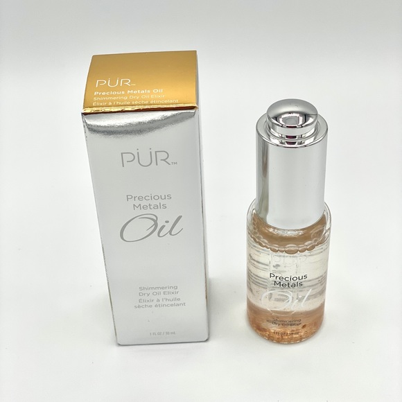 PUR, Precious Metals Oil Shimmering Dry Oil Elixir BNIB Full Size New - Picture 1 of 8